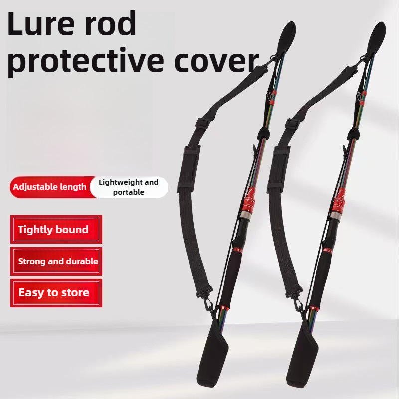 Fishing Rod Travel - กระเป๋าเก็บคันเบ็ดแบบปรับได้ สายสะพายไหล่แบบพกพา สำหรับรอกและอุปกรณ์ตกปลา 1 ชิ้น