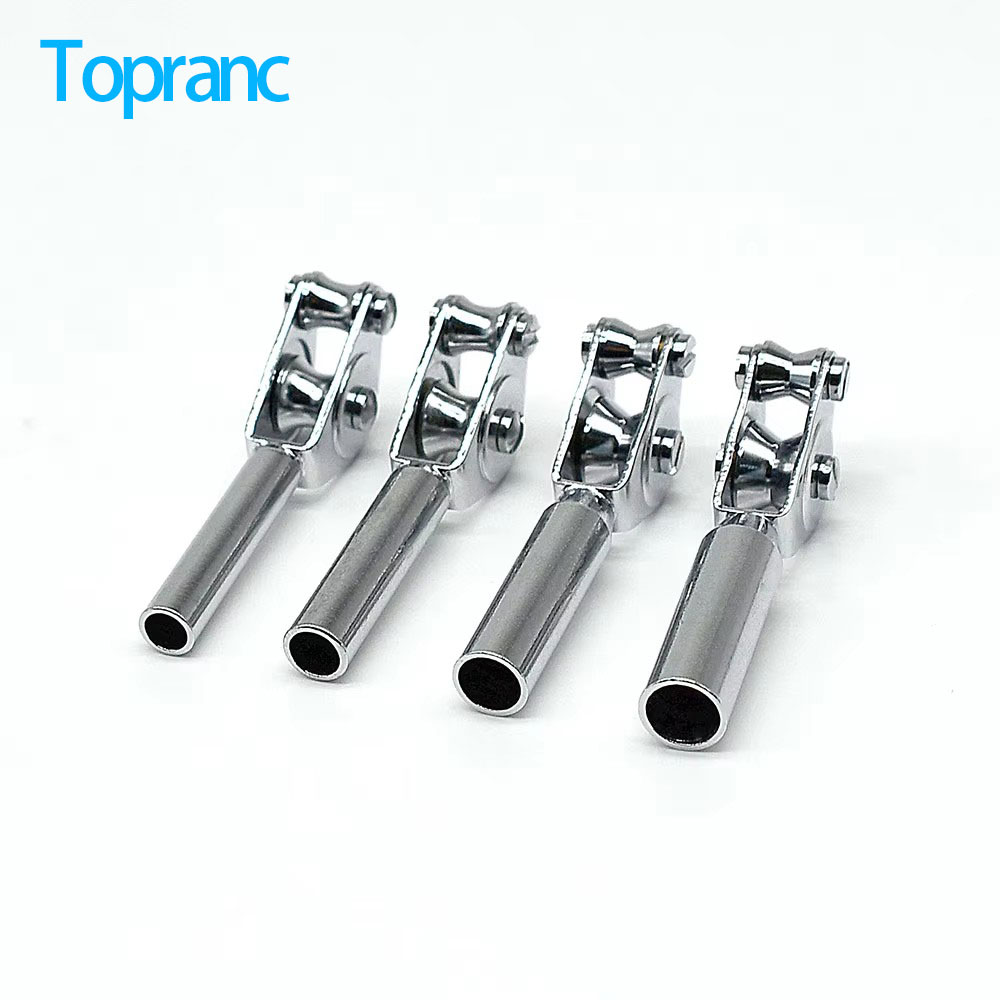 Fishing Rod Guide Replacement - Topranc ตกปลา Roller Guide Rod โลหะเคล็ดลับตกปลา