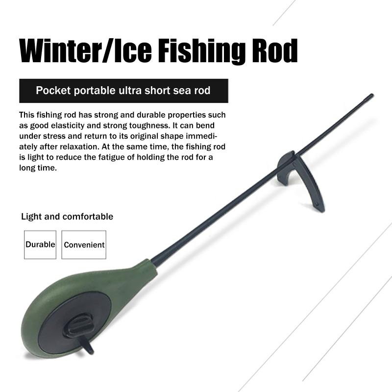 ชุดคันเบ็ดตกปลาน้ำแข็งพลาสติกแ - Fishing Rod Ice บทวิจารณ์และราคา