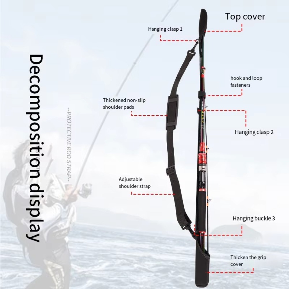 กระเป๋าเก็บคันเบ็ดแบบปรับได้ ส - Fishing Rod Travel บทวิจารณ์และราคา