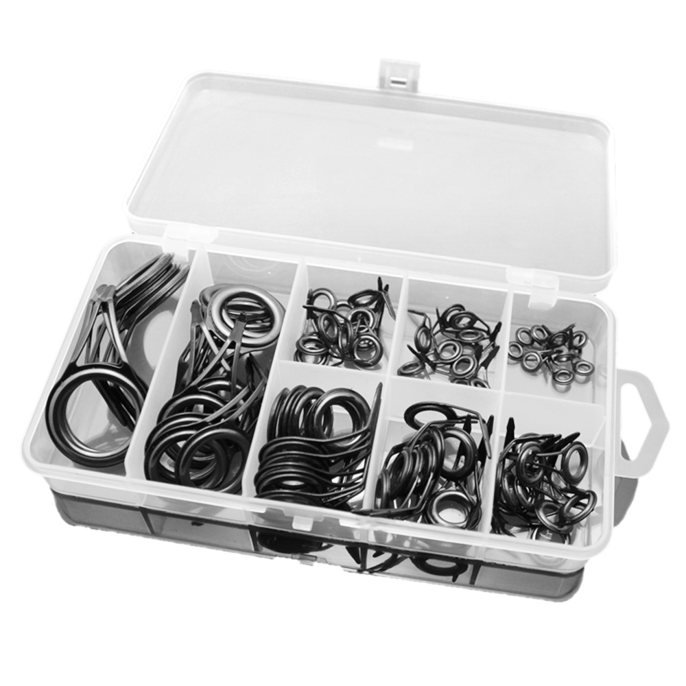 75ชิ้นขนาดต่างๆเบ็ดตกปลาไกด์เอ - Fishing Rod Building Kit บทวิจารณ์และราคา