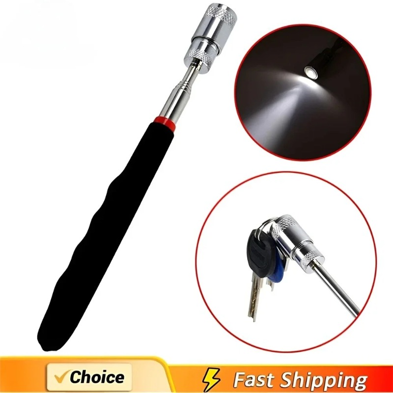 ปากกาแม่เหล็กแบบยืดหดได้พร้อมไ - Fishing Rod Telescopic บทวิจารณ์และราคา